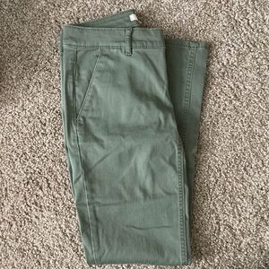 LOFT Green Chinos Pants Size 00